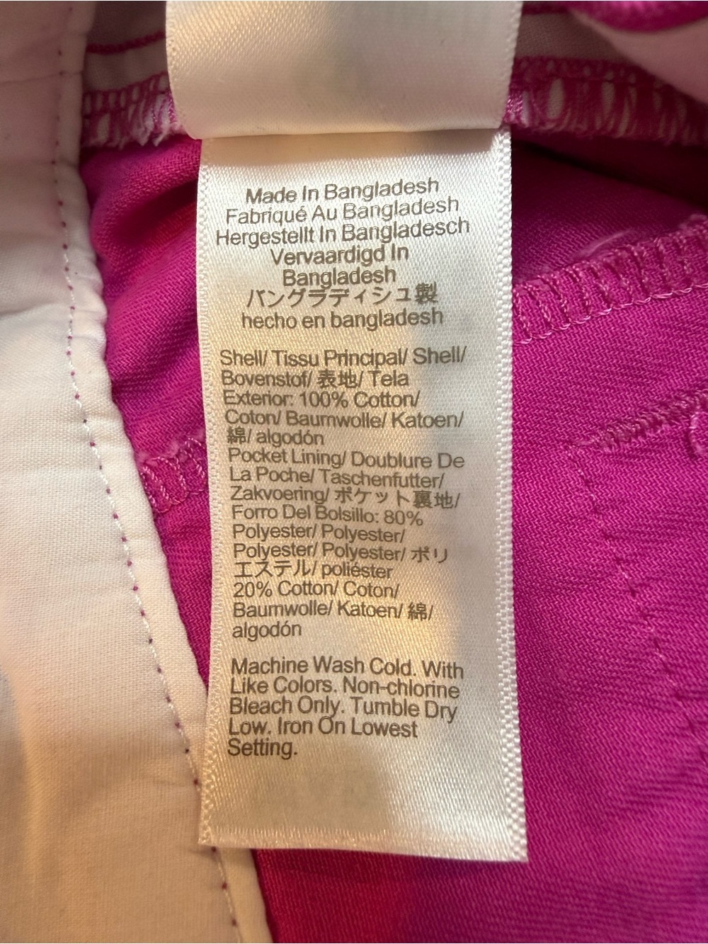 NWT J. Crew Women’s Hot Pink 5” Chino Shorts - Size 8 - Picture 7 of 8